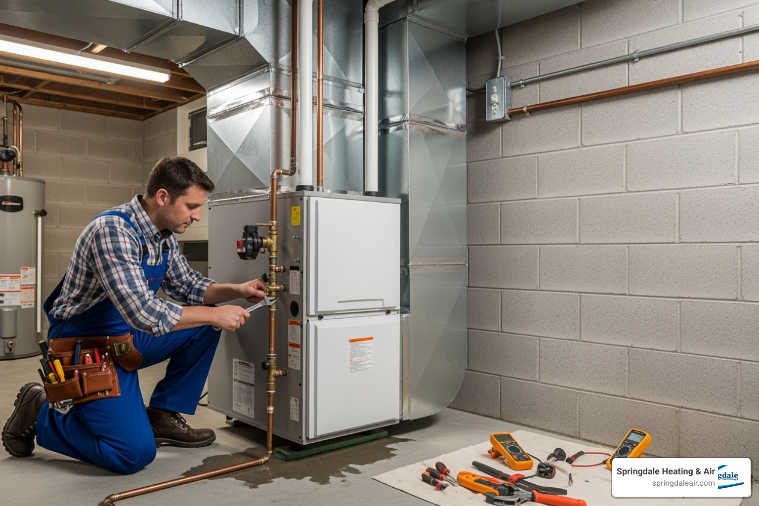 new furnace installation
