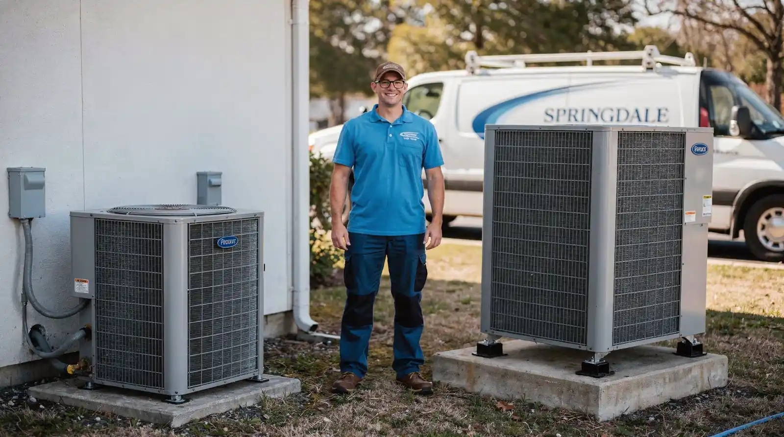 There are two main types of central air conditioning systems: split systems and package systems